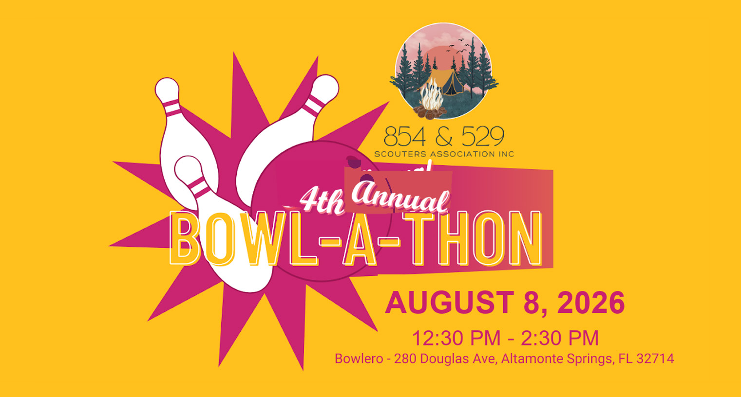 854 & 529 Scouters Association Annual Bowl-A-Thon